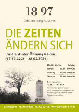 Winteröffnungszeiten 2025