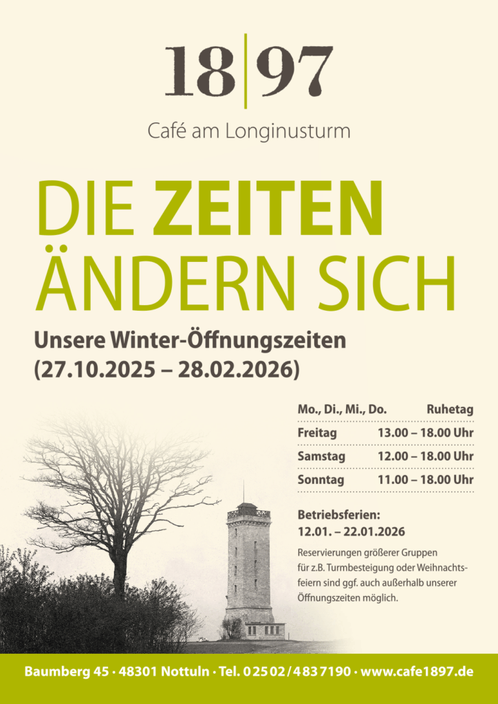 Winteröffnungszeiten 2025